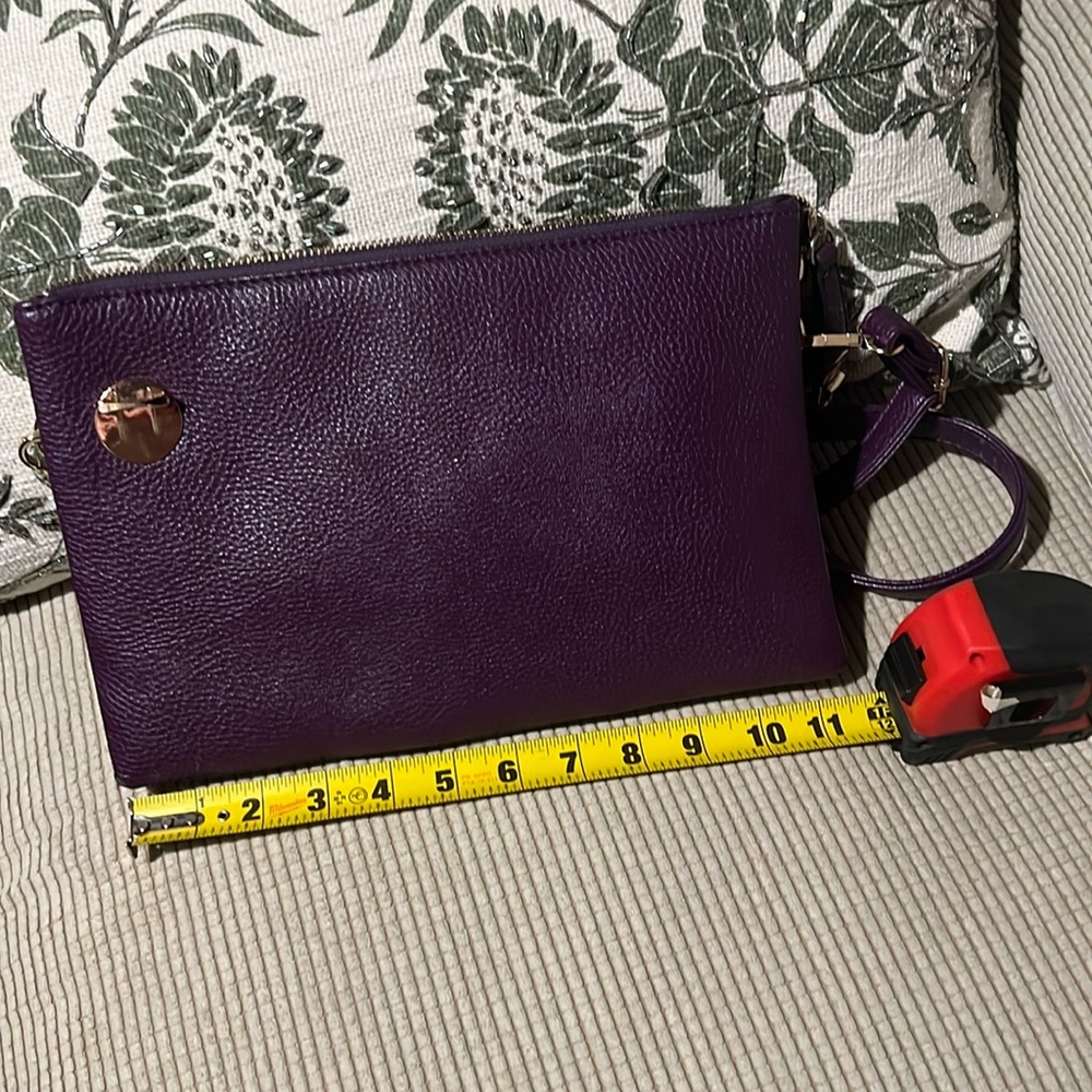 Deep purple/eggplant purse